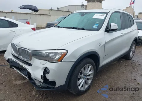 2016 BMW X3 xDrive28I из США, поврежденный, VIN 5UXWX9C53G0D93148